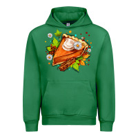Emerald pumpkin pie with daisies and cinnamon Urban Hoodie - AdoDesignShop