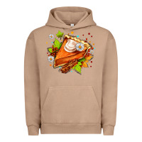 Pigment Burro pumpkin pie with daisies and cinnamon Urban Hoodie - AdoDesignShop