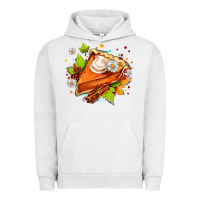 Pigment Lunar Rock pumpkin pie with daisies and cinnamon Urban Hoodie - AdoDesignShop