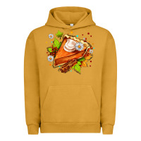 Pigment Peanut Butter pumpkin pie with daisies and cinnamon Urban Hoodie - AdoDesignShop