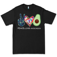 Black PEACE LOVE AVOCADOS Premium Tee - Bettercallsaul