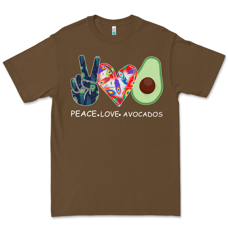 Peace Love Avocados Premium Tee by Bettercallsaul | Teevron