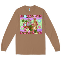 Toasted Coconut Easter eggs bunnys basket Long Sleeve Tee - OliviaCreatesArt