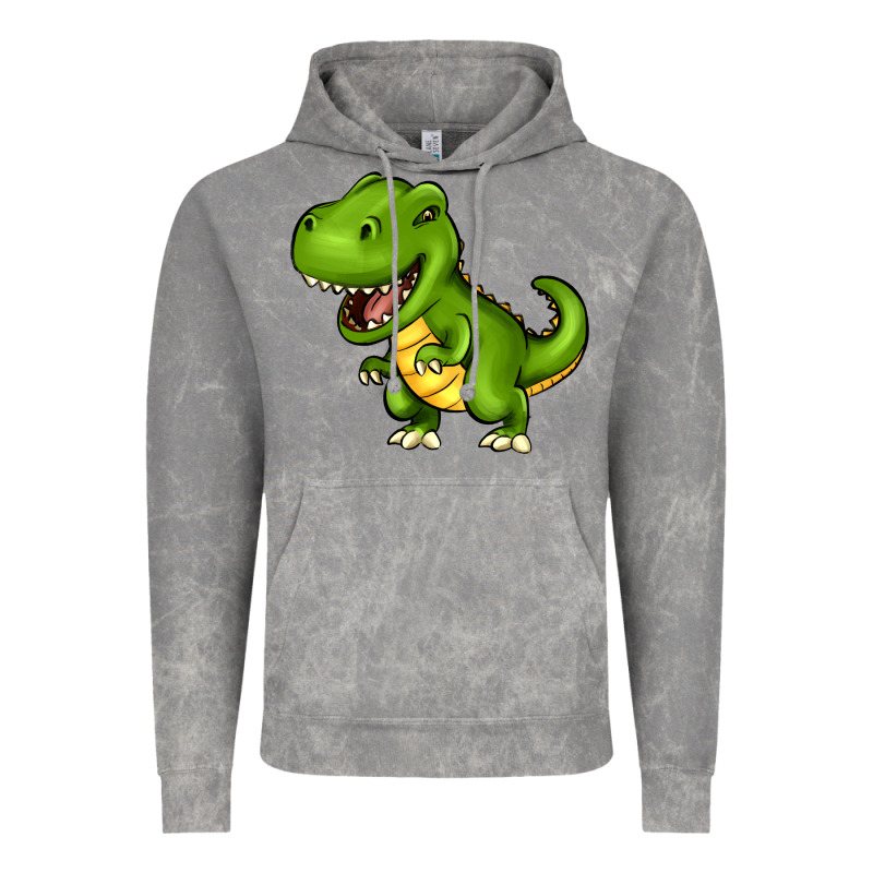 Cartoon T-rex Vintage Hoodie by HowdyJamesFarm | Teevron