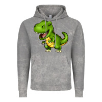 Cloud Rock Cartoon T-Rex Vintage Hoodie - HowdyJamesFarm