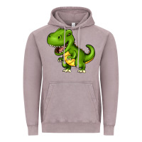 Vintage Zinc Cartoon T-Rex Vintage Hoodie - HowdyJamesFarm