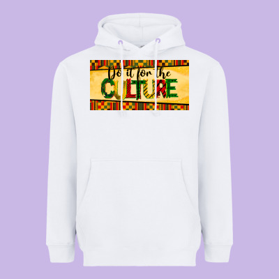 Do It For The Culture License Plate Heavyweight Hoodie Designed By Barkaloodesign