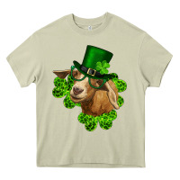 Mossy st. patrick's day goat clovers and leprechaun hat Heavy Core Tee - RanaPortraitStore