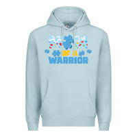 Blue Mist LIL Autism Mom Premium Hoodie - CowhideDigitalArt