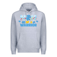 Heather Grey LIL Autism Mom Premium Hoodie - CowhideDigitalArt
