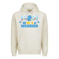 Oatmeal Heather LIL Autism Mom Premium Hoodie - CowhideDigitalArt