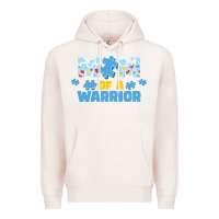 Pale Pink LIL Autism Mom Premium Hoodie - CowhideDigitalArt