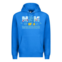 True Royal LIL Autism Mom Premium Hoodie - CowhideDigitalArt