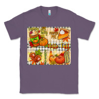 Lavender Hello Fall pumpkins Classic Tee - NancyCooperArtShop