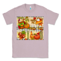 Lilac Hello Fall pumpkins Classic Tee - NancyCooperArtShop