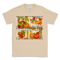 Mushroom Hello Fall pumpkins Classic Tee - NancyCooperArtShop