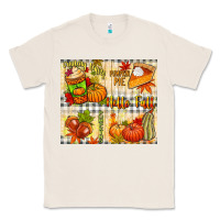 Natural Hello Fall pumpkins Classic Tee - NancyCooperArtShop