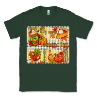 Sports Green Hello Fall pumpkins Classic Tee - NancyCooperArtShop