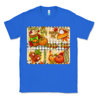 True Royal Hello Fall pumpkins Classic Tee - NancyCooperArtShop