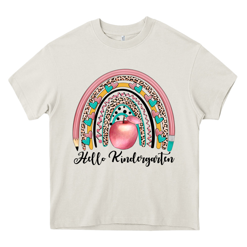 Hello Kindergarten Heavy Core Tee by JahusDesignShop | Teevron