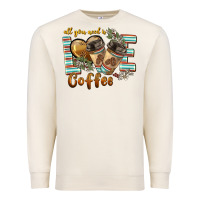 Sandshell all you need is love coffee Premium Sweatshirt - BarkalooDesign
