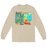 Mushroom sweet summer time pineapple Long Sleeve Tee - CowCowDesign
