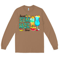 Toasted Coconut sweet summer time pineapple Long Sleeve Tee - CowCowDesign