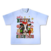 Grape Ice just a heifer who loves christmas cow Urban Heavy Tee - CowGirlArtShop