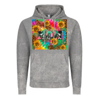 Cloud Rock Mom rainbow sunflower Vintage Hoodie - CowGirlArtShop