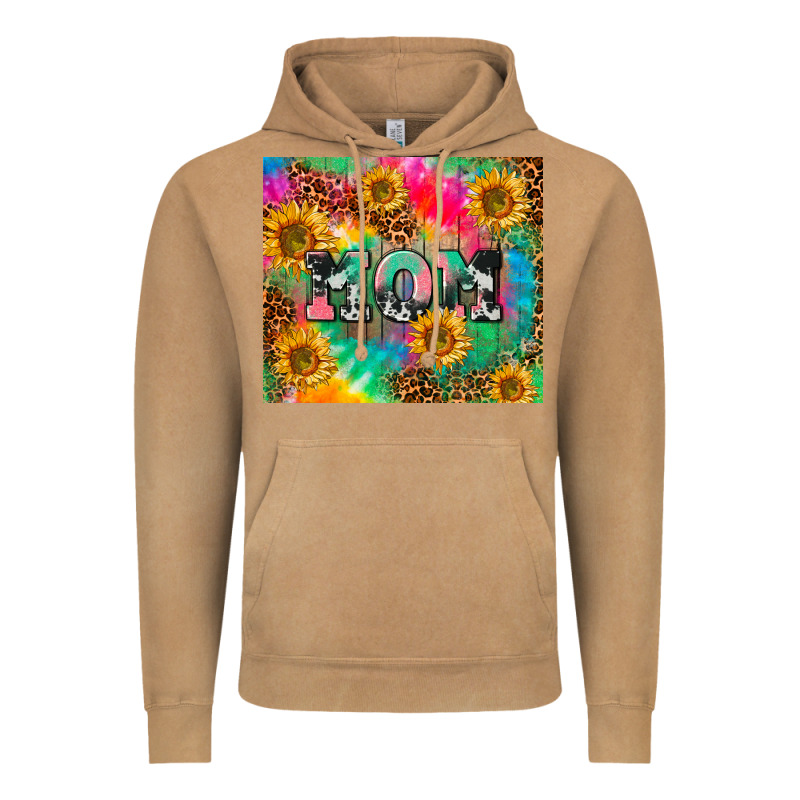 Mom Rainbow Sunflower Vintage Hoodie by CowGirlArtShop | Teevron