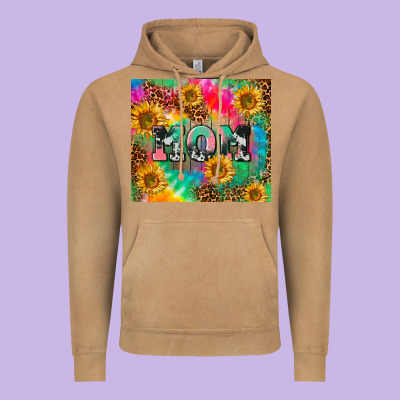 Mom Rainbow Sunflower Vintage Hoodie Designed By Cowgirlartshop