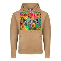 Vintage Camel Mom rainbow sunflower Vintage Hoodie - CowGirlArtShop