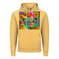 Vintage Mustard Mom rainbow sunflower Vintage Hoodie - CowGirlArtShop