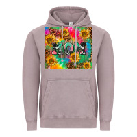 Vintage Zinc Mom rainbow sunflower Vintage Hoodie - CowGirlArtShop