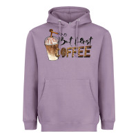 Lavender but first coffee Heavyweight Hoodie - BarkalooDesign