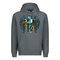 Rock Western Wings Cross Hope Premium Hoodie - RanaPortraitStore