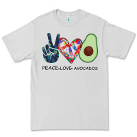 Dove Grey PEACE LOVE AVOCADOS Premium Tee - Bettercallsaul