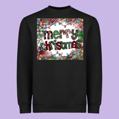 Merry Christmas Heavyweight Sweatshirt Designed By Cowhidedigitalart