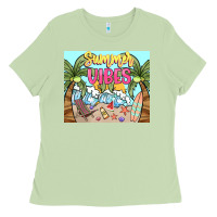Matcha summer vibes Ladies Tee - NancyCooperArtShop