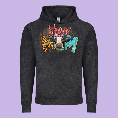 Show Mom Cow Vintage Hoodie Designed By Cowgirlartshop