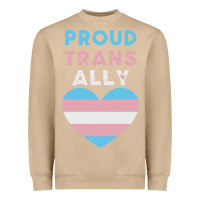 Mushroom proud trans ally transgender Heavyweight Sweatshirt - trangStudio
