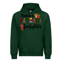 Forest Green santa's favorite firefighter Urban Hoodie - AdoDesignShop