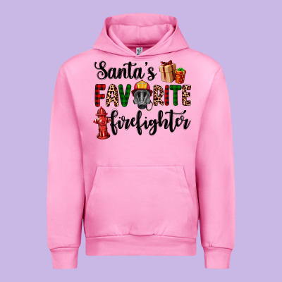 Santa's Favorite Firefighter Urban Hoodie Designed By Adodesignshop