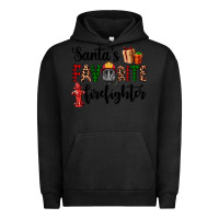 Pigment Black santa's favorite firefighter Urban Hoodie - AdoDesignShop