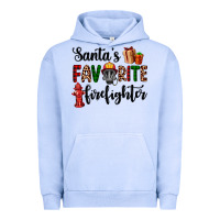 Pigment Grape Ice santa's favorite firefighter Urban Hoodie - AdoDesignShop