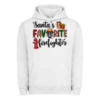 Pigment Lunar Rock santa's favorite firefighter Urban Hoodie - AdoDesignShop