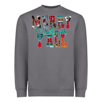 Storm merry christmas y'all Heavyweight Sweatshirt - CowhideDigitalArt