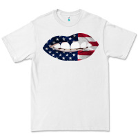 White Lips American Flag Premium Tee - Bettercallsaul
