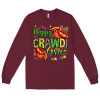 Happy Crawdi Gras Olivia Long Sleeve Tee | Teevron