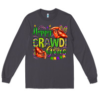 Smoke happy crawdi gras olivia Long Sleeve Tee - OliviaCreatesArt